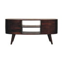 Light Walnut Wave Entertainment Unit