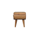 Oak-ish Circular TV Unit