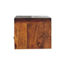 Chunky Chestnut Floating Bedside