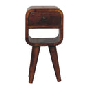 Extra Mini Chestnut Curve Lower Bedside