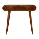 Vinton Curved Edge Console Table