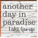Another Day in Paradise Lake George   | Wall Art Print on Real Wood