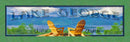 Lake George Adirondack Chairs Latitude Longitude   Home Decor Wall Art Print on Real Wood