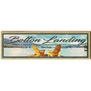 Bolton Landing Adirondack Chairs Latitude Longitude   | Wall Art Print on Real Wood
