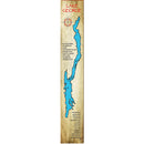 Lake George Points of Interest   | Wall Art Print on Real Wood
