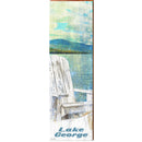 Lake George Adirondack Chair   | Wall Art Print on Real Wood