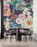 Multicolored Floral Wallpaper
