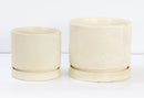 Carmel Attached Saucers Planters