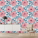 Elegant Large Flowers Wallpaper Vogue