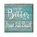 Life is Better in Ocean Isle Beach Sign | Real Wood Art Print