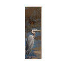 Blue Heron | Wall Art Print on Real Wood
