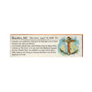 Beaufort, NC Definition | Wall Art Print on Real Wood