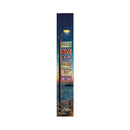 Crystal Coast Night Pier Directional | Wall Art Print on Real Wood