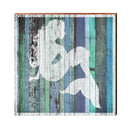 Mermaid Blue Boards | Wall Art Print on Real Wood