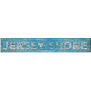 Jersey Shore Blue Boards | Wall Art Print on Real Wood