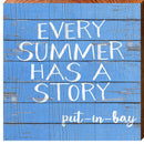 Summer Story Put-In-Bay | Wall Art Print on Real Wood