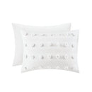 King/Cal King 3-Piece Ivory Pompom Microfiber Comforter Set