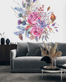 Roses on White Background  Wallpaper