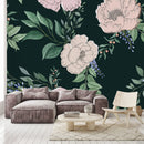 Dark Floral Wallpaper