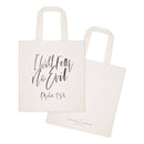 I Will Fear No Evil, Psalm 23:4 Cotton Canvas Tote Bag