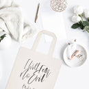 I Will Fear No Evil, Psalm 23:4 Cotton Canvas Tote Bag