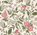 Stylish Wildflowers on Light Background Wallpaper Fashionable