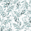 Elegant Leaves Pattern Wallpaper Chic