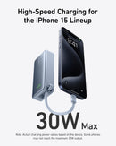 Anker Nano Power Bank (30W, Built-In USB-C Cable)