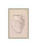 Vase Drawing Sepia