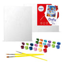 Painting by Numbers kit Bright dahlias with extra metallic paints KHO3305