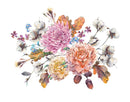 Flowers and Cotton Wallpaper