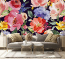 Multicolored Flowers Wallpaper