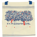 I'm A Country Girl  Funny Cooking and BBQ Apron 2 Pockets Adjustable Strap 100% Cotton | BlueQ at GetBullish