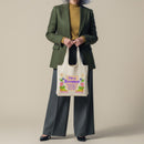 I'm a Boomer But Not the Fox News Kind Slouchy Canvas Tote in Natural