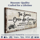 Family Open Air Cantina Sign