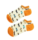 Orange Dachshund Summer Socks