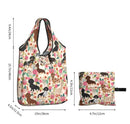 Purple Foldable Dachshund Shopping Bag