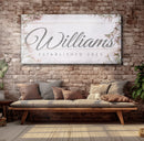 Family Name Sign