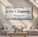 New Home Sign