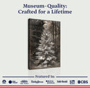 Vintage Christmas Tree Wall Art