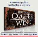 Coffee and Wine Sign III
