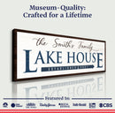 Family Lake House Arrow Sign III