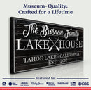 Family Lake House Paddle Sign II