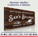 Billiards Room Vintage Sign