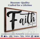 Faith Over Fear Faith Sign II