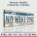 No Wake Zone Sign XIV