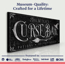 The Witch's Curse Bar Halloween Sign