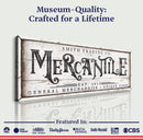 Personalized Mercantile Sign