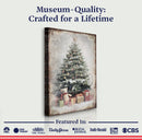 Vintage Christmas Tree With Gifts Wall Art II