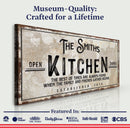 Family Kitchen Sign